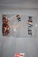 Гайка медная самоконтр. 8mm (шаг1.25)