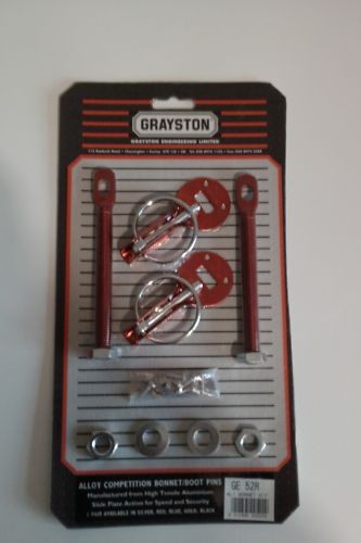 GRAYSTON Замки капота (красный)