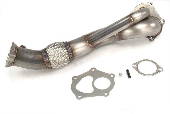 ETS Труба приемная для EVO X Recirculated O2 Eliminator Downpipe Upgrade 2008-2014