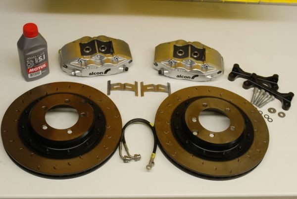 ALCON Комплект задних тормозов гоночный на Evo 4-10 (343mm)
