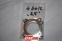 Прокладка приемн.трубы 4-Bolt, 2.5 дюйма