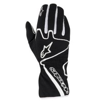 Alpinestars Перчатки детские для картинга Tech 1-K Race S, черно-белые