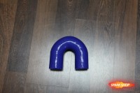 Силиконовый патрубок 180 градусов 3" (76мм)