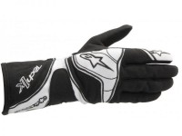 Alpinestars Перчатки для картинга Tech 1-K Race, белые с черным, р-р L