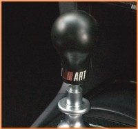 RALLIART Ручка КПП черная 6ст.