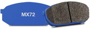 Колодки задние Endless MX-72 для WRX (50-700гр)
