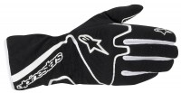 Alpinestars Перчатки детские для картинга Tech 1-K Race S, черно-белые