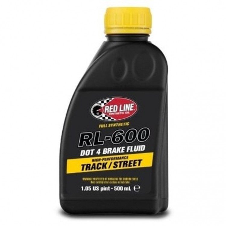 REDLINE OIL Тормозная жидкость RL600 Track/Street Brake Fluid - 500 мл