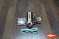 Маслоуловитель круглый серебро + уст. комплект