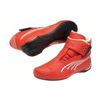 Puma Repli Cat Mid Specialist, ботинки для картинга, алые с белым, р-р 41