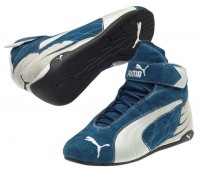 Puma Repli Cat Mid Specialist, ботинки для картинга, синие с белым, р-р 36