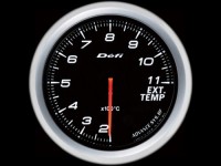 DEFI Advance BF  Exhaust Temp.Meter 60 ADV-BF, White