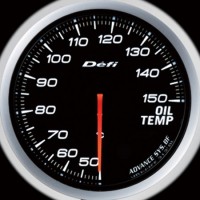 DEFI Advance BF  Oil Temp.Meter 60 ADV-BF, White