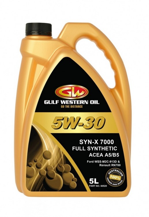 GULF WESTERN OIL Моторное масло SYN-X 7000 5W-30 5л
