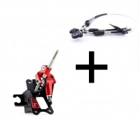 HYBRID RACING Короткоходная кулиса МКПП + троса МКПП (06-11 Civic Type R FN2)