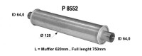 Fenno Steel Глушитель 620 мм (d = 120, id = 64,0 мм)