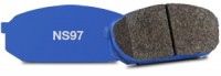 Колодки задние Endless NS-97 для EVO 7-9 RS  (0-500гр)