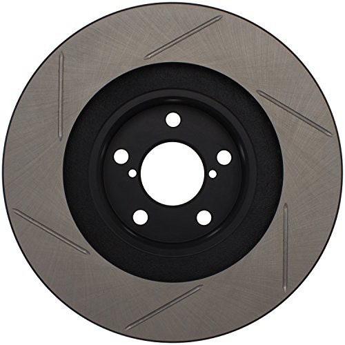 StopTech  Диск тормозной (передний правый) Power Slot Subaru 02-10 WRX Sportstop Slotted