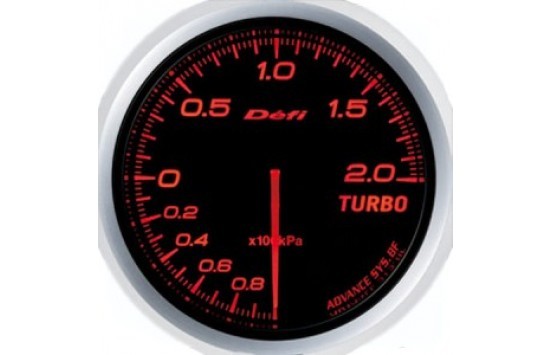 DEFI Advance BF Turbo. Meter, Red