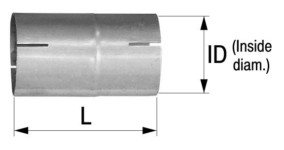 Fenno Steel Труба соединительная (l = 120 мм, d = 64,0 мм)